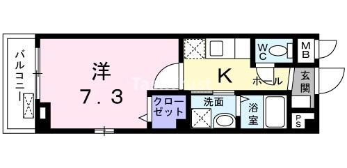 【間取り】 | ハピネス福島
