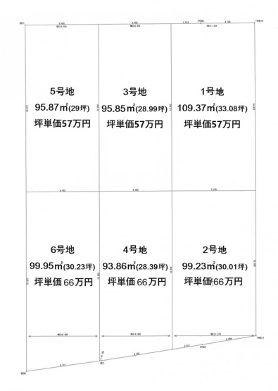 【区画図】 | 高知市一ツ橋町２丁目／５号地