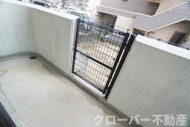 五福マンションのバルコニー