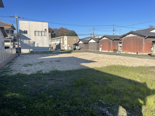 桜川市岩瀬264.30㎡売地の前面道路含む現地写真