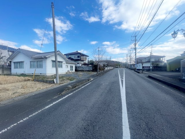 桜川市富士見台4丁目売事務所の周辺|前面道路：（南側）幅員約12m
