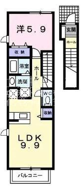 アパルトマン・エムの間取り