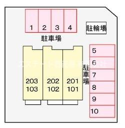 アパルトマン・エム|配置図