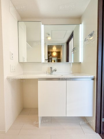 Augustaの洗面所|広い洗面スペースです★