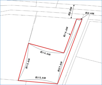 【区画図】 | うるま市喜仲4丁目土地
