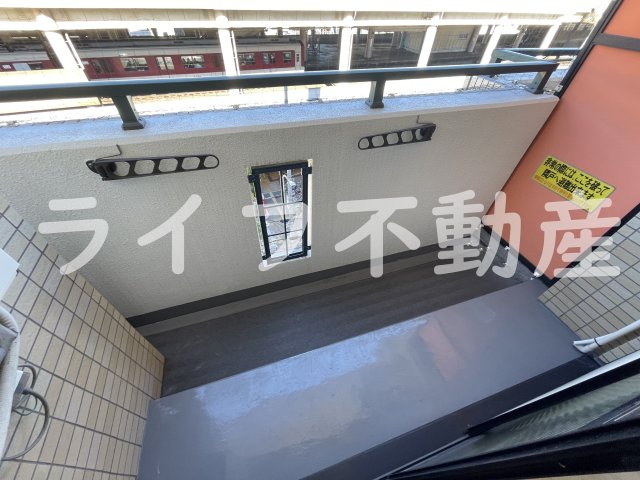 ブルグリンコート布施駅前のバルコニー|広々としたバルコニーです