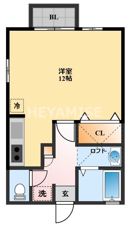 メゾンほととぎすの間取り