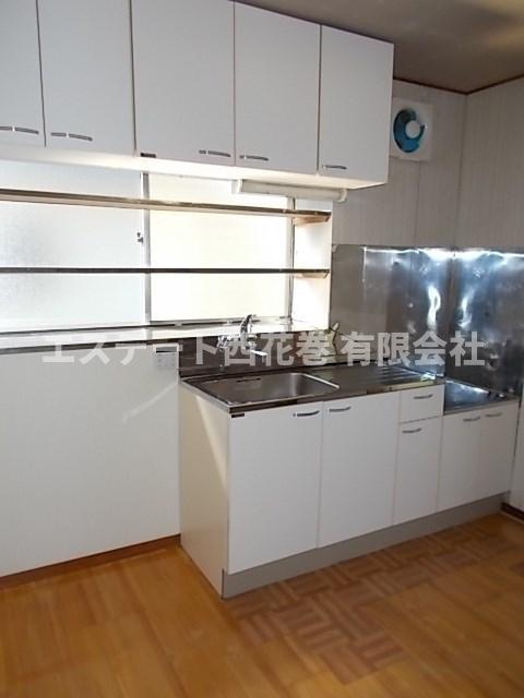 上小舟渡長屋のキッチン