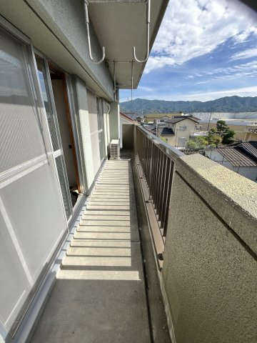 若草ハイツのバルコニー