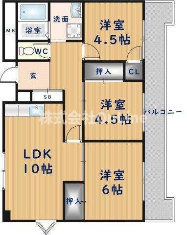 【間取り】 | グランドハイツ春日台