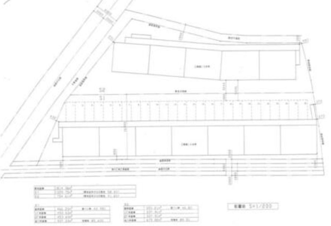 ハーモニーキュウブ寄木戸Ｄの区画図