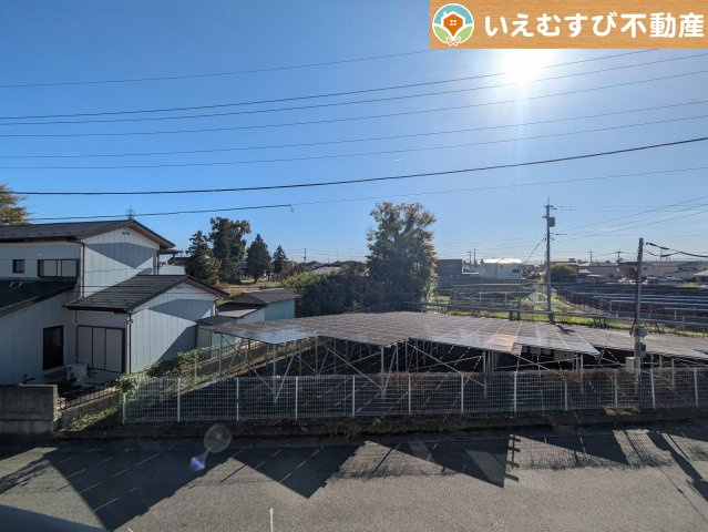 Cradle garden　太田市尾島町第2の展望|高い建物が無く開放感のある展望
バルコニーからの展望も開けていてのどかな景色が望めます。日当りも良いですね♪