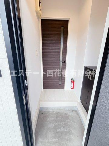 メゾン・グランディアAの玄関