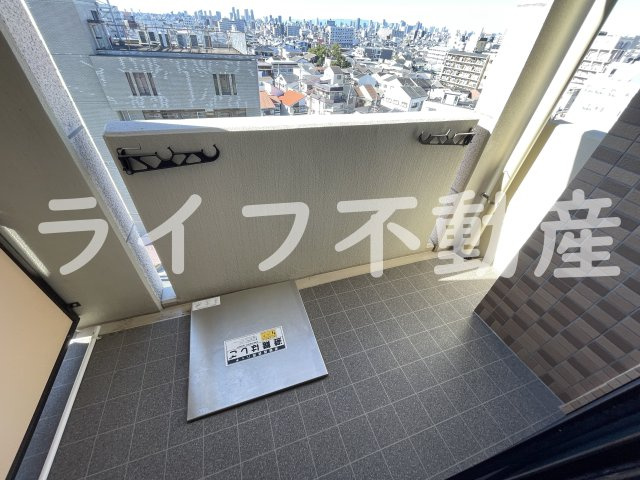 Ｌｕｘｅ布施南のバルコニー|広々としたバルコニーです