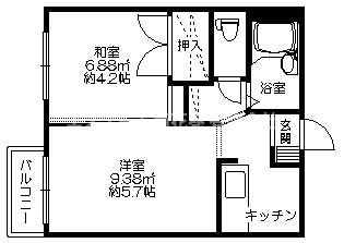 マーベラス・ローズⅡの間取り
