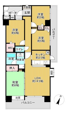 【間取り】の画像