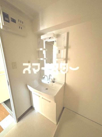 青梅市本町の賃貸マンションの洗面所