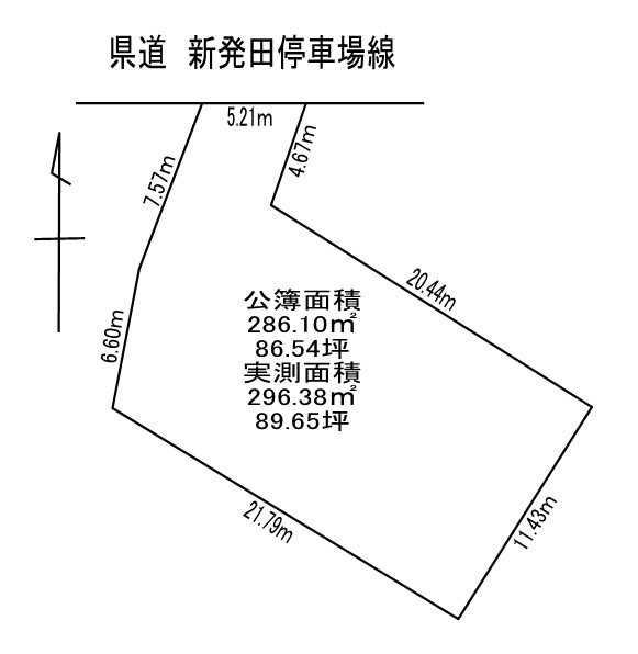 新発田市住吉町3丁目　売地の画像