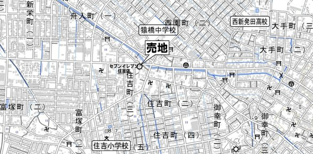 【区画図】 | 新発田市住吉町3丁目　売地