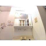 グリーンフル鳴神の独立洗面台