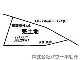 売土地　下豊岡町の土地図|☆彡日差しもたっぷり