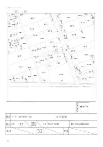 見附市学校町1丁目　中古戸建の地図