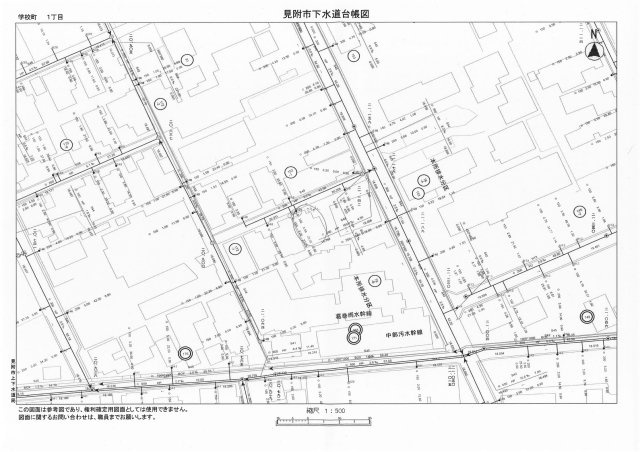 見附市学校町1丁目　中古戸建の地図