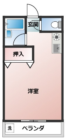 ハイツ木曽路の間取り