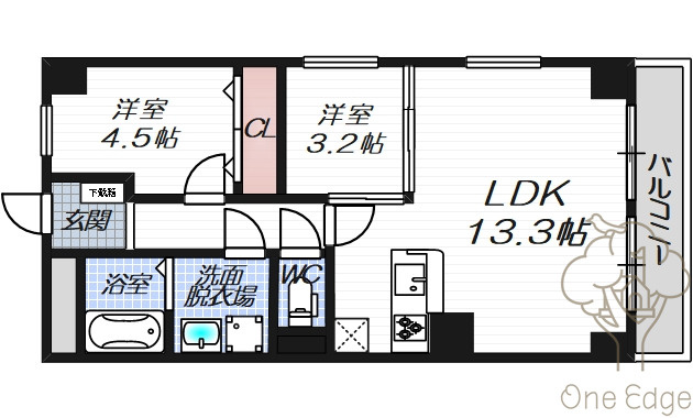 プラザ新大阪の間取り