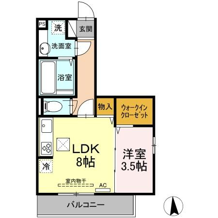 【間取り】 | カンパーナ勝山