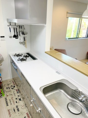  | ■100万円値下げしました■令和3年建築の築浅戸建■角地 | ■対面カウンターシステムキッチン（人造大理石トップ・食器洗い乾燥機・浄水器内蔵蛇口）