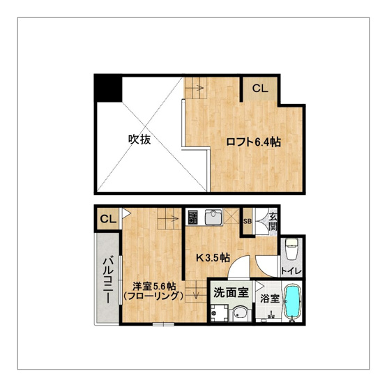 【間取り】 | Radiance唐原 | 現況優先。
