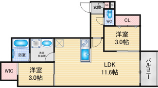 【間取り】 | REGALEST 妙音通Ⅱ | 略図の為、現状優先