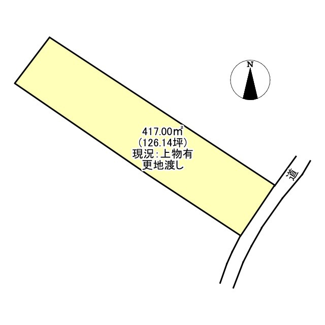 大町1190-4の土地図