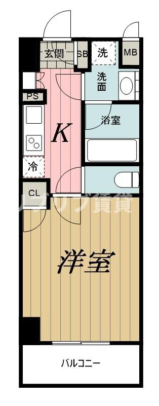 スカール千葉みなとの間取り