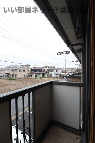 プレジール　Ⅰのバルコニー|洗濯物もよく乾きそうな、陽当たり良好なバルコニーです！