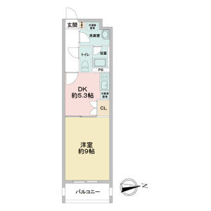 レジディア東桜の間取り