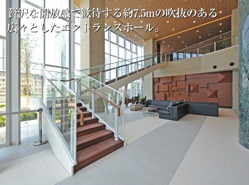 なんばグランドマスターズタワーのエントランス