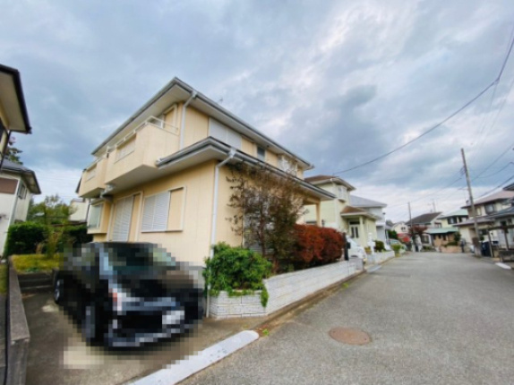 八街市吉倉　中古戸建の前面道路含む現地写真