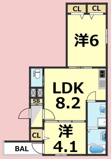 【間取り】 | ブラン立花
