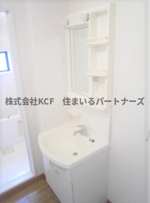 【洗面所】 | セジュールシャンスⅡ B棟 | コンパクトで使いやすい洗面所