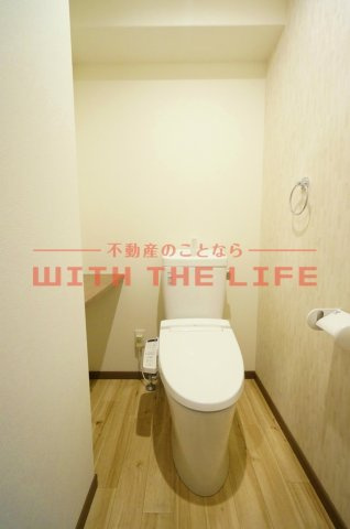 at east（エーティーイースト）【キャッシュバック対象】のトイレ|ゆったりとした空間のトイレです