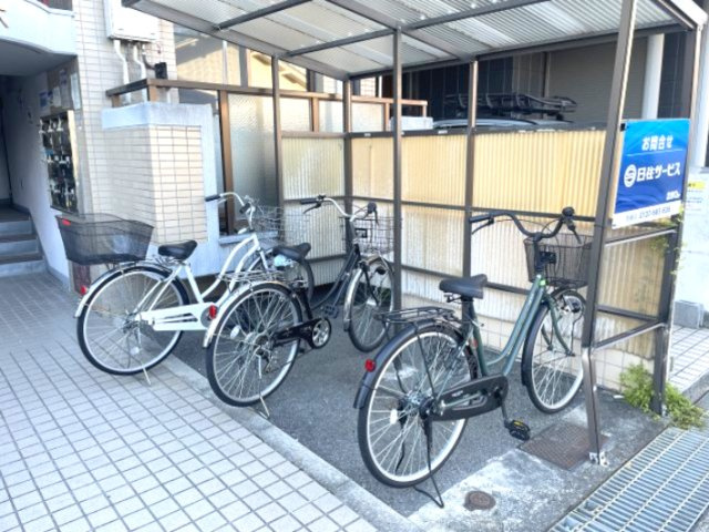 ハピネス茨木の駐車場|駐輪スペースもあります