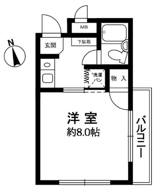 ハピネス茨木の間取り