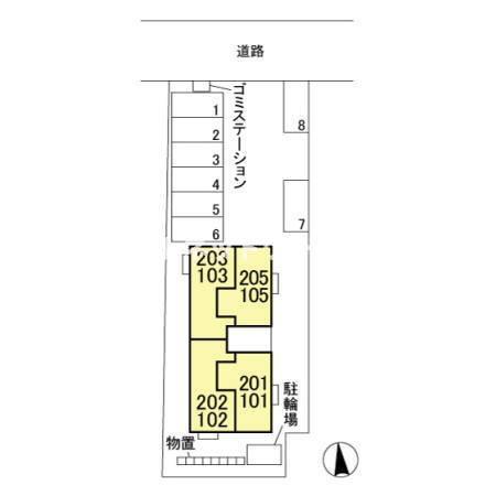 アステールの区画図|配置図
