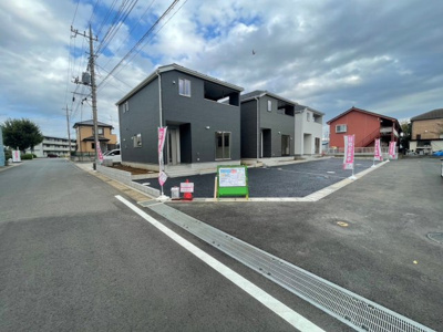 【前面道路含む現地写真】 | 成田市西三里塚第８-１号棟 | ご見学はお気軽に0476-37-3888までお問合せ下さい！