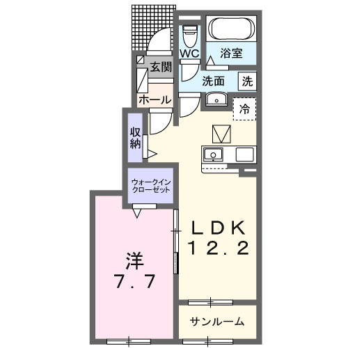 ヴィスタブライトDの間取り