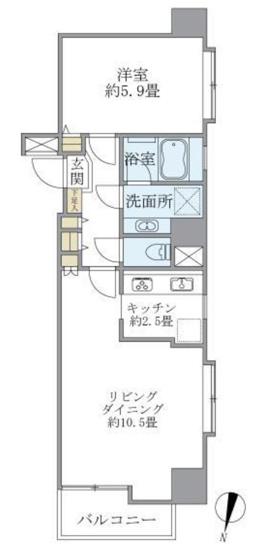 【間取り】 | プリ・ヴェール新中野