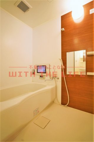 アンジュ【10，000円キャッシュバック対象物件】の浴室|日々の疲れを癒すお風呂付です