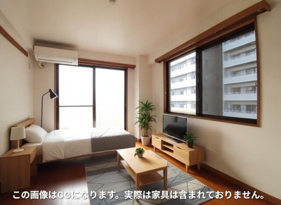 〇二面採光で日当たりのいいお部屋